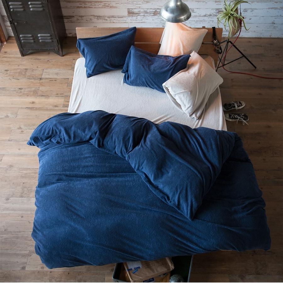 ボックスシーツ ダブル 綿100％ 140×200×30cm タオル地 オシャレ 寝具