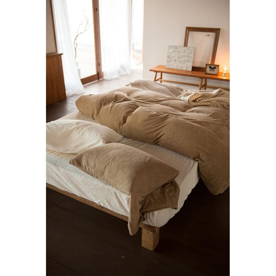 ボックスシーツ ダブル 綿100％ 140×200×30cm タオル地 オシャレ 寝具