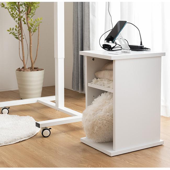 【送料無料】NEW　ベッドテーブル Amazon｜サイドテーブル 昇降式 ベッドサイドテーブル 回転