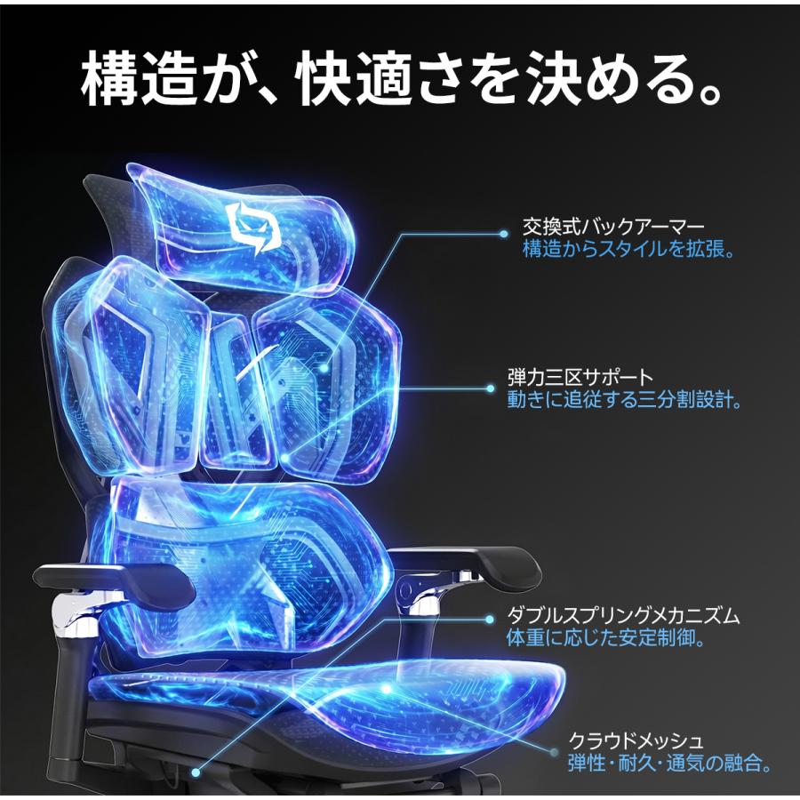 新商品 XALLKING X5pro ゲーミングチェア オフィスチェア バックアーマ