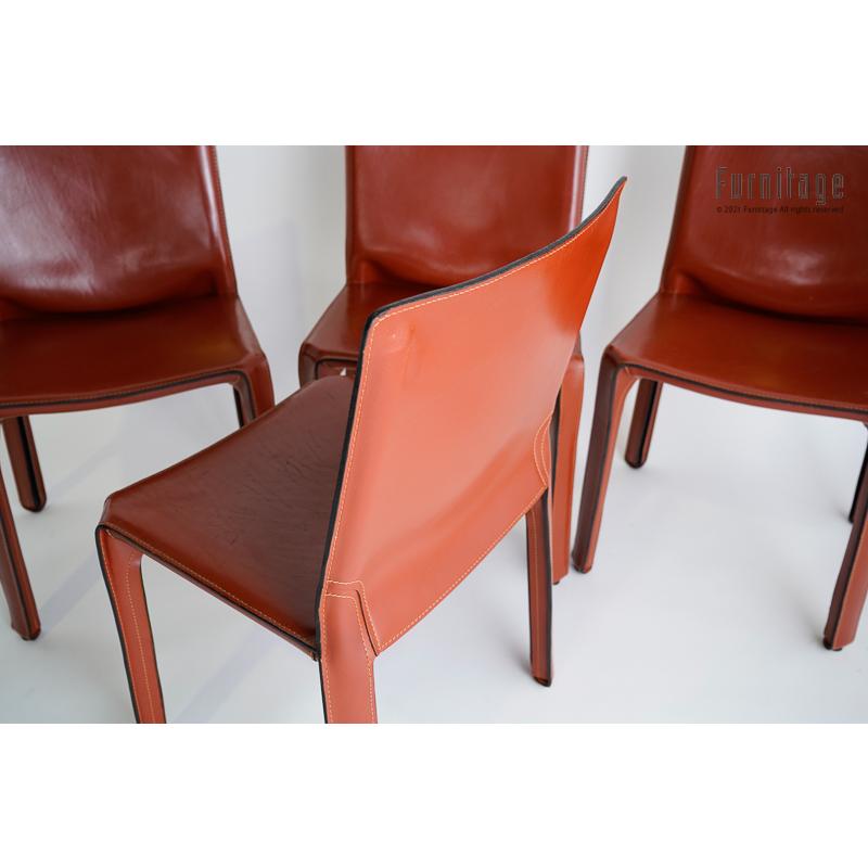 Cassina CABチェア　Brick Red ４脚【中古】｜furnitage｜07