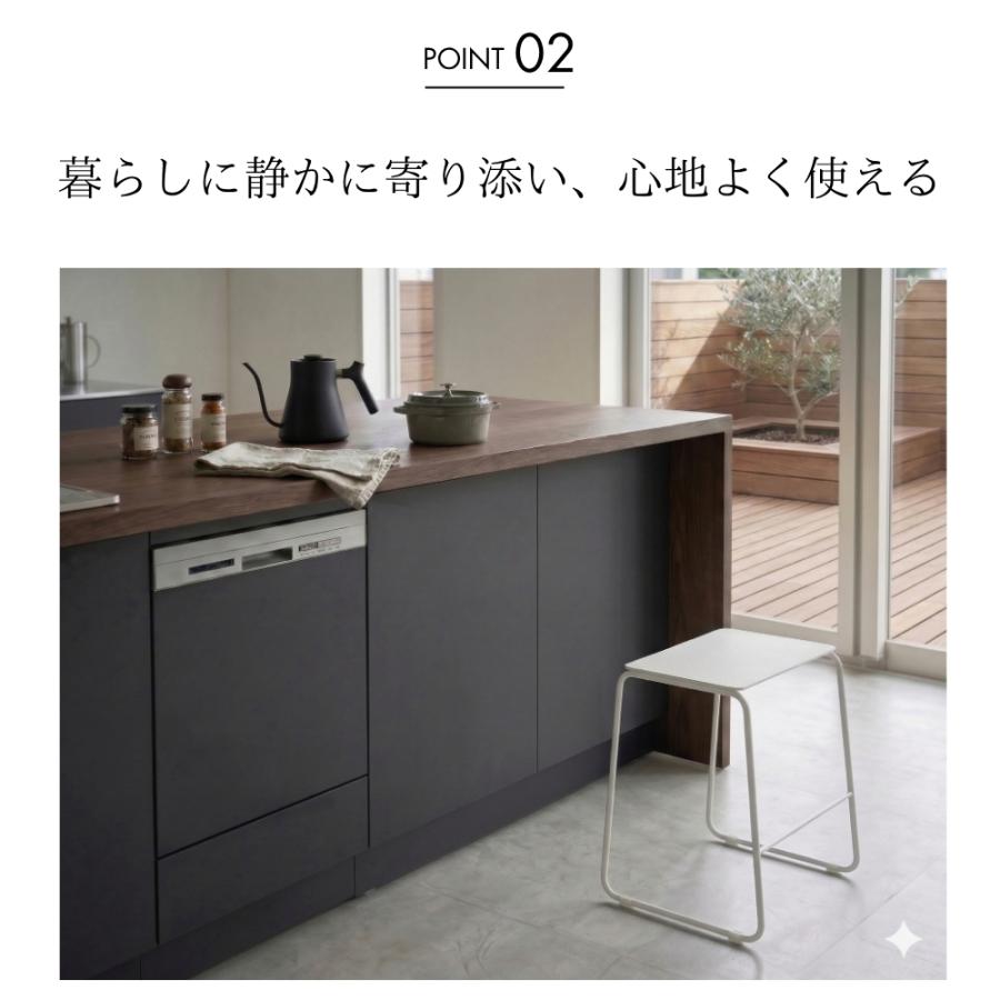 abekin（アベキン） スツール ベンチ 補助いす 来客用 耐荷重80kg 玄関