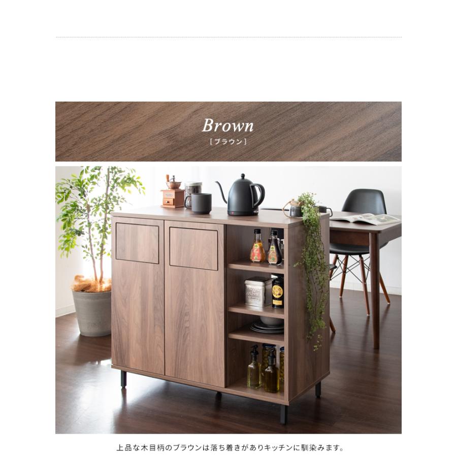 カウンターダストテーブル おしゃれなごみ箱 ゴミ箱に見えない