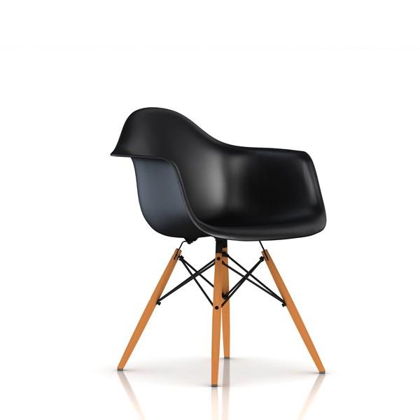 イームズ プラスチック シェル アームチェア 脚ダウェルベース　DAW Herman Miller（ハーマンミラー） イームズ プラスチック シェル