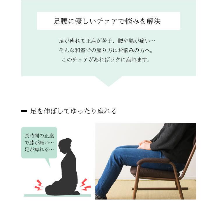 宮武製作所 コンパクト 高座椅子 チェア 楽な椅子 楽 らく ys-1200 2脚