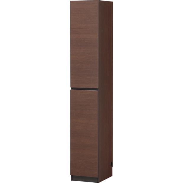 スリム 棚 国産 壁面収納 キャビネット 幅30cm 高さ180cm 本棚 巾木よけ 配線穴 耐震ラッチ ダンパー付 国産 壁面収納 キャビネット 幅30cm 高さ180cm ホワイト 白木目 本棚
