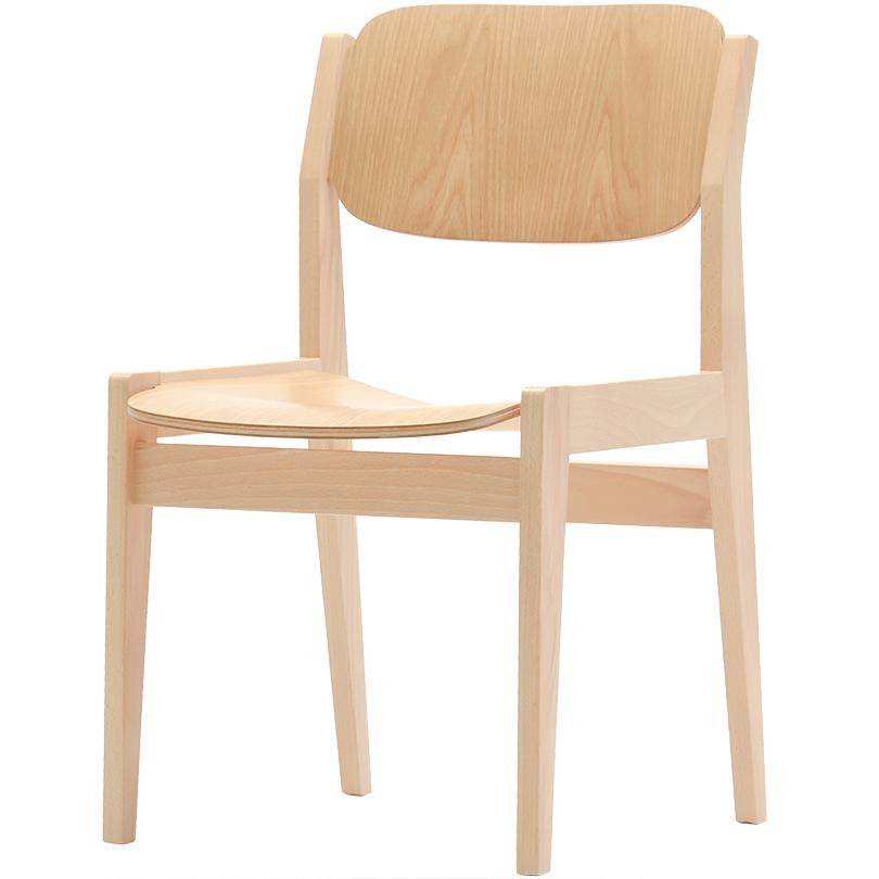 展示品】キノシタ Coccole ダイニングチェア 天然木ビーチ材 北欧 白