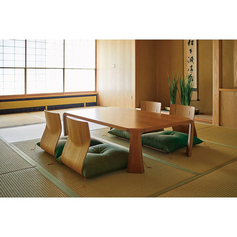 天童木工 座イス T-5556MP-SR メープル SR色 張地グレー 肘置き 天童木工 座イス / てんどうもっこう 座イス T-5556MP