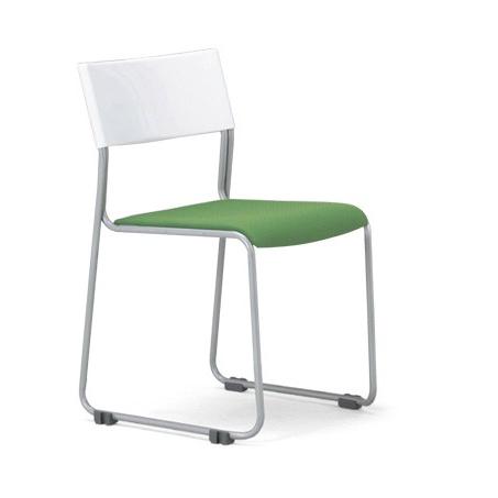 送料無料 MC-131W（F18）（VG1）スタッキングチェア粉体塗装タイプ　 素材・カラー選べます オフィス家具 会議 チェア/椅子｜furniture-office