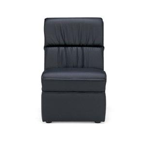 送料無料 プリーダコーナータイプソファー（肘無し）応接ソファーブラック（RE-1051N V4 BK） ビニールレザー張り公式通販