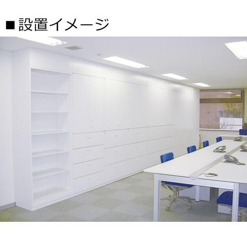 送料無料 HOS-HRLN両開き書庫/書棚日本製/オフィス/学校/病院/福祉施設_2