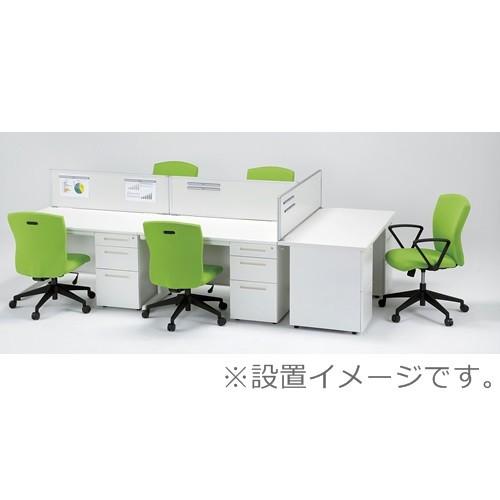 送料無料  Ｗ1200/デスクトップパネル ホワイト/スチールタイプオフィスパネル/パーティション/衝立/間仕切り H350 オフィス家具/事務用品/パーテーションの画像