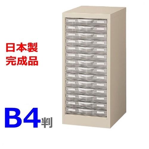 送料無料 B4G-P114S/B4判整理ケースB4判1列浅型14段 Ｈ700デスクサイド床置型  ニューグレー色  メーカー品  国産品  完成品 オフィス家具/収納家具  日本製