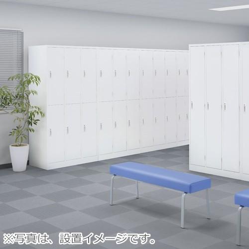 AKL-DX-W1S/1人用スチールロッカー鏡・傘立・ネクタイ掛け付/ホワイトロッカー 業務用ロッカー/学校/ロッカー かぎ付きロッカー 1人用/スチールロッカー 完成品の画像