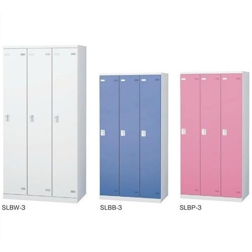 3人用ロッカー/スチールロッカー シリンダー鍵付 地域限定設置サービス