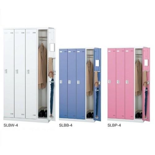 特価！　4人用ロッカー　3か所鍵あり　1か所シリンダー無し　900ｘ515ｘ1790 シリンダー錠式 4人用ロッカー TLKシリーズ 幅900 奥行515 高さ1790 HK