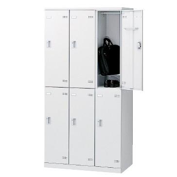 6人用ロッカー/スチールロッカー コインリターン錠付 地域限定設置
