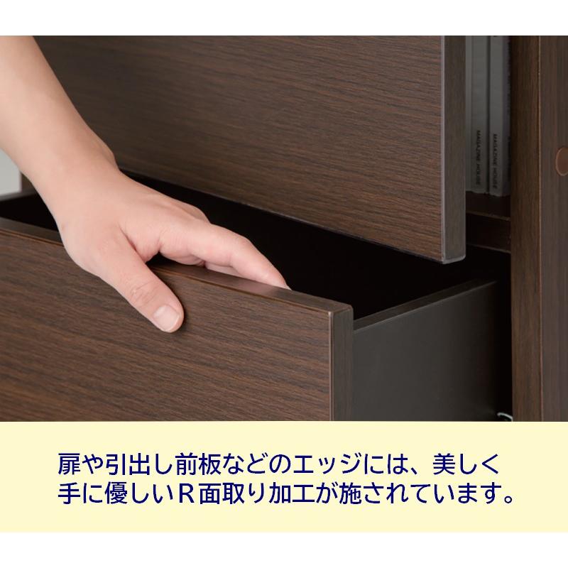 高さ155糎 幅購入注文41〜50糎 片食い違い板扉＋引き出し3段押し入れ 為し遂げる品 開梱取りつける送りとどける