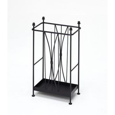 鉄製　傘立て　高さ57センチ アイアン製傘立て 長方形 幅34.5cm 奥行20cm 高さ57cm : 森下和洋家具