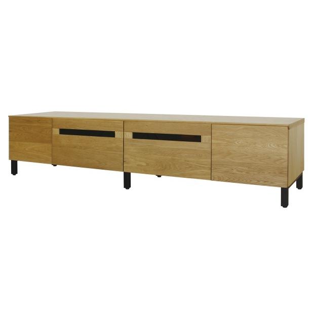 TVボード 幅150cm,180cm,210cm NA色(ナラ無垢材前板)/WN色 