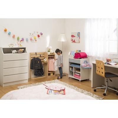 ランドセルラック / 子供収納ラック 幅62.7cm 奥行39.3cm 高さ93.3cmの画像