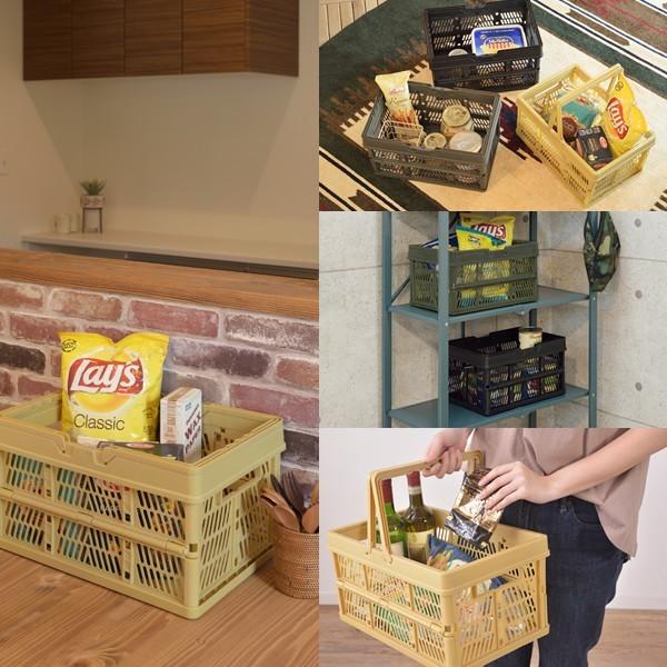 折りたたみ コンテナ おしゃれ キャンプ アウトドア 折り畳み かご バスケット 大人気