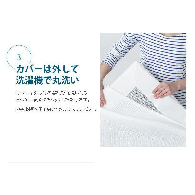 (タイムセール中) 高反発マットレス ダブル 140×200cm 洗える 日本製 車中泊マットレスの画像