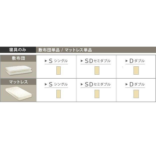 (タイムセール中) シングルベッド+シングルベッド ベッドフレームのみ 同色2台セット 連結ローベッド_20