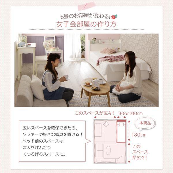 シングルベッド【白】ボンネルコイルマットレス付き シングルベッド マットレス付き スタンダードボンネルコイル 白