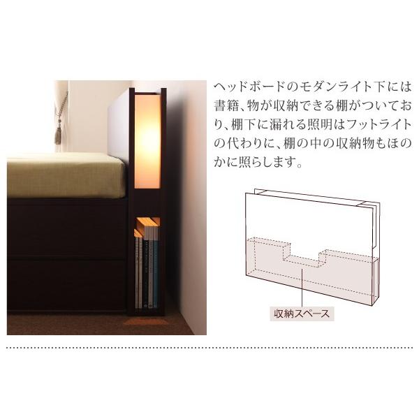 (タイムセール中) セミダブルベッド ベッドフレームのみ白 ホワイト 引き出し収納付きベッド_8