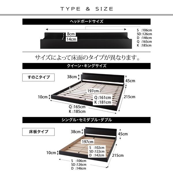 (タイムセール中) シングルベッド マットレス付き スタンダードポケットコイル ローベッド 白 ホワイト 黒 ブラック_15