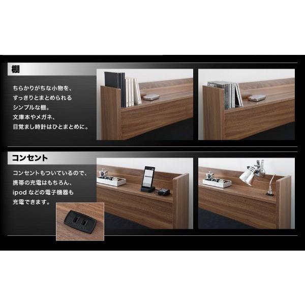 数量限定 ダブルベッド マットレス付き 国産カバーポケットコイル 収納付きベッド 【ZY1550217822】(54579円)