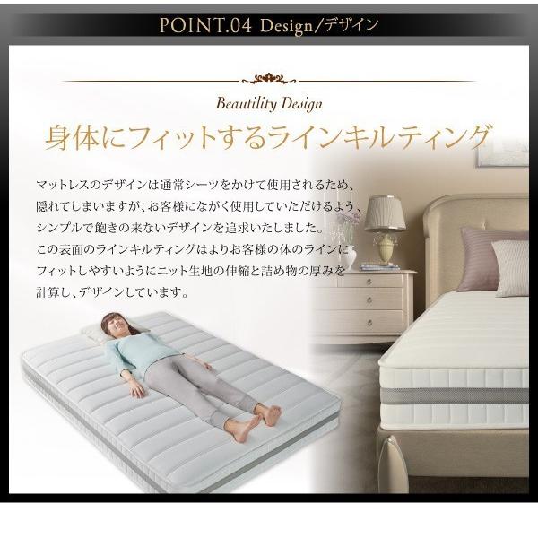 マットレス シングル ボンネルコイル硬さ:硬め 超快眠マットレス抗菌防臭防ダニ 黒 ブラック_16