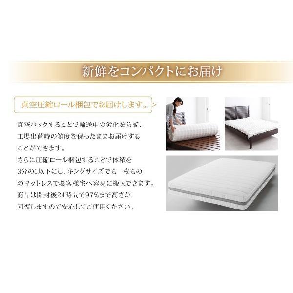 マットレス シングル ボンネルコイル硬さ:硬め 超快眠マットレス抗菌防臭防ダニ 黒 ブラック_19