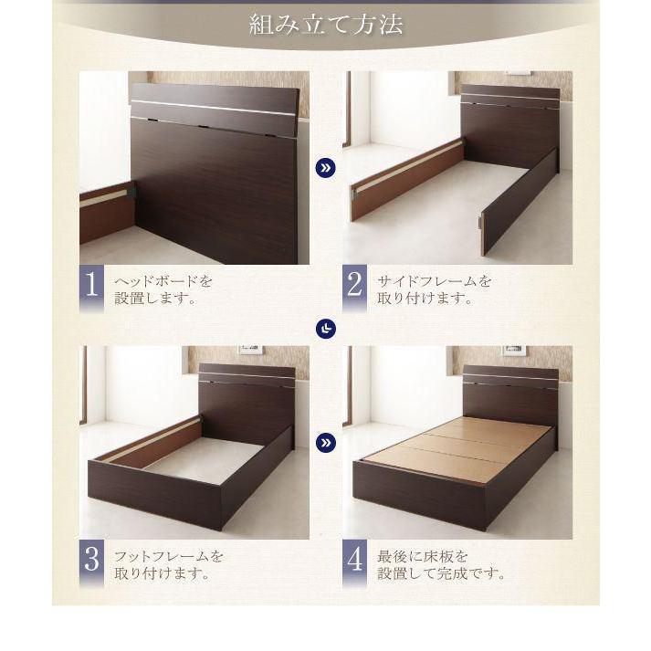 キングサイズベッド ワイドK200 マットレス付き ポケットコイル 白ホワイト 連結ベッド