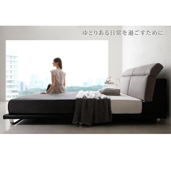 (タイムセール中) ダブルベッド マットレス付き スタンダードボンネルコイル おしゃれ ローベッド