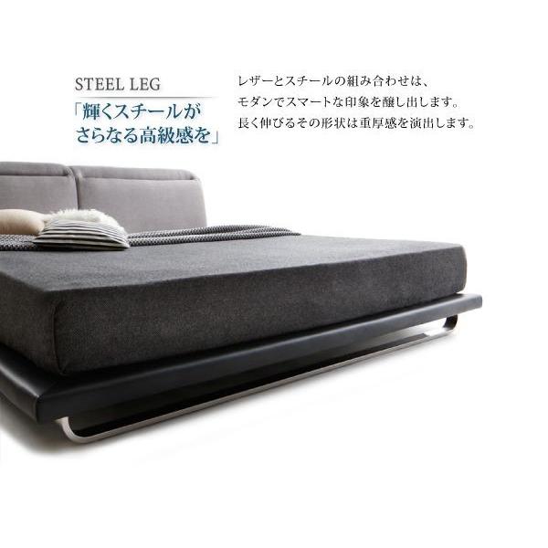 (タイムセール中) ダブルベッド マットレス付き スタンダードボンネルコイル おしゃれ ローベッド