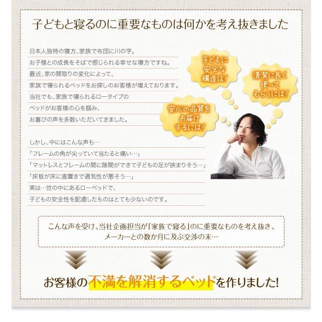 キングサイズベッド ワイドK240(SD×2) 連結ベッド マットレス付き ボンネルコイル_3