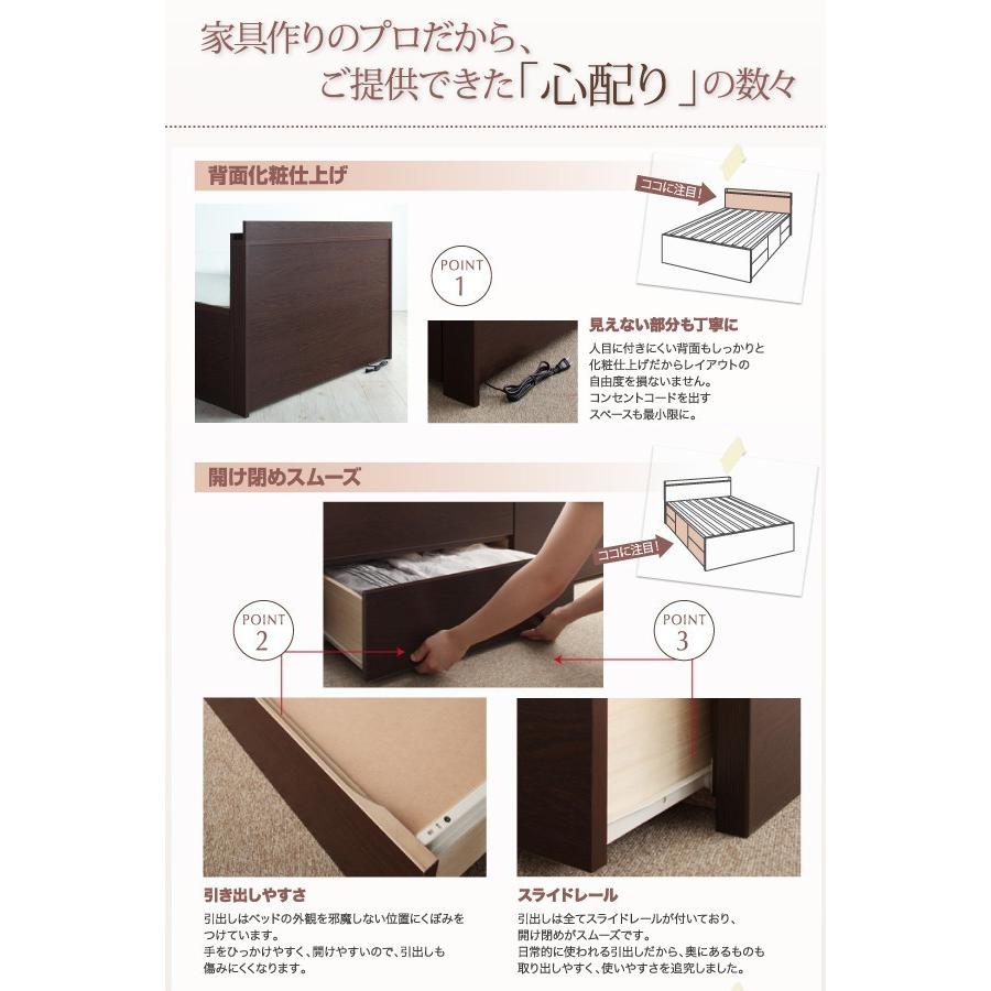 【上品】 キングサイズベッド ワイドK220(S+SD) ベッドフレームのみ日本製 白 ホワイト 連結ベッド