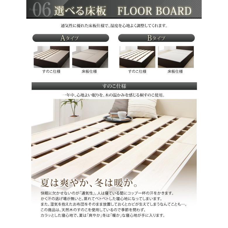 高質で安価 組立設置付 収納付きベッド セミダブル:Bタイプ マットレス付き マルチラススーパースプリング 白 ホワイト