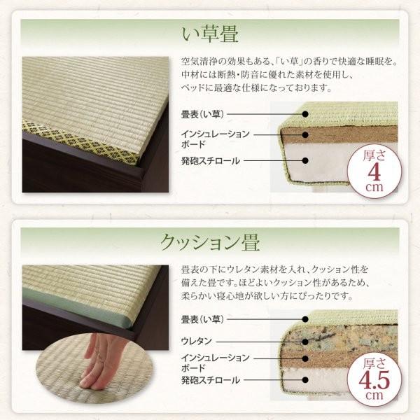 畳ベッド シングルベッド クッション畳 収納ベッド_13