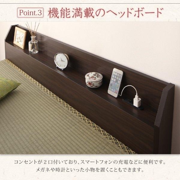 畳ベッド シングルベッド クッション畳 収納ベッド_8