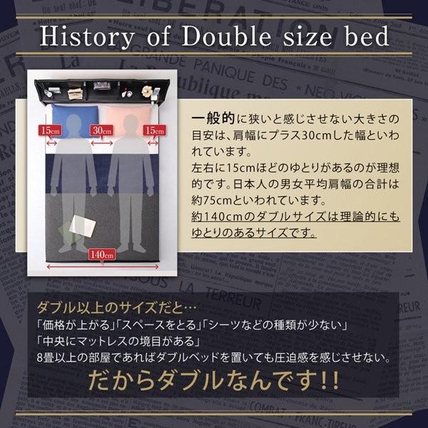 ダブルベッド ベッドフレームのみローベッド 黒 ブラック 日本製_5