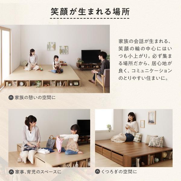 (タイムセール中) 組立設置付 シングルベッド 引出収納 フローリング調こあがり 収納付きベッド_4