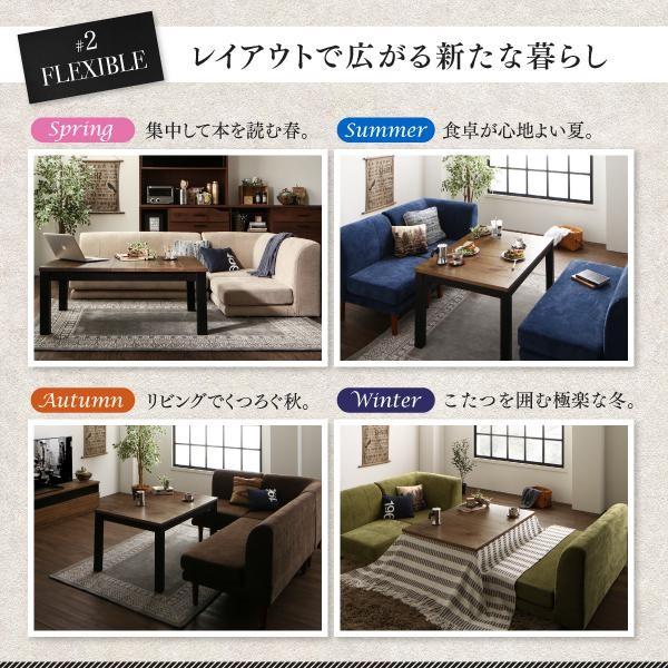 (タイムセール中) ダイニングソファーセット 3人〜4人用 1人掛け+2人掛け+コーナー おしゃれ 3点セット L字 コーナーソファー_10