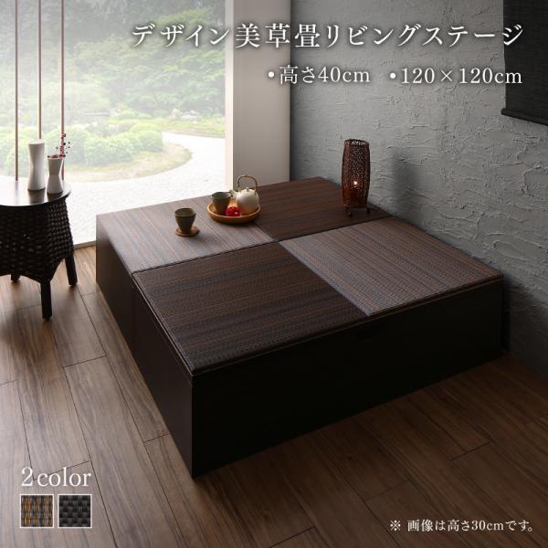 こあがり美草畳ボックス 収納ボックス 120×120cm ハイタイプ おしゃれ