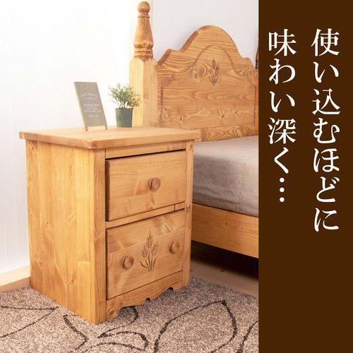 (タイムセール中) サイドテーブル 45×36×48cm おしゃれ ナチュラルブラウン 北欧風_1