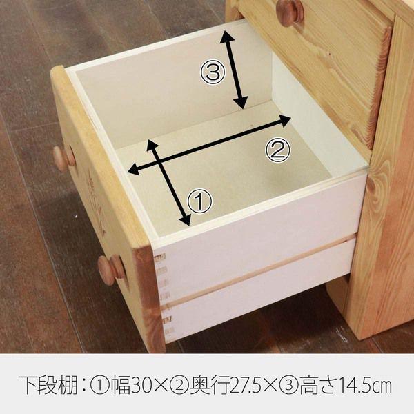 (タイムセール中) サイドテーブル 45×36×48cm おしゃれ ナチュラルブラウン 北欧風_3