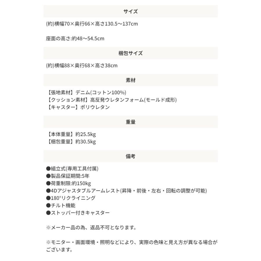 ゲーミングチェア AKRacing Premium Denim ブルー｜furniturehappyhome｜12