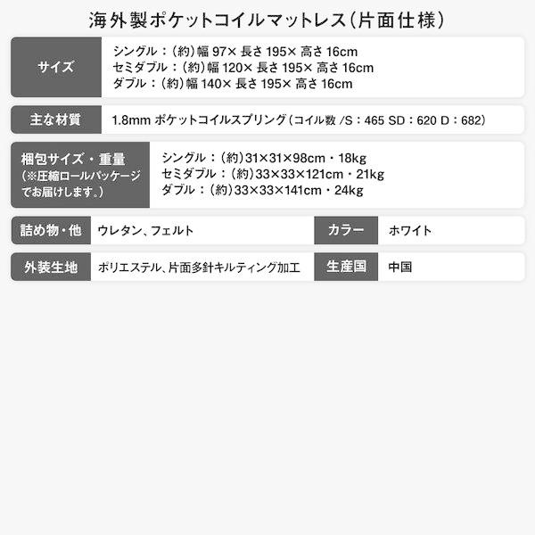 おまけ付 (SALE) シングルベッド 引き出し収納付き マットレス付き 海外製ボンネルコイル